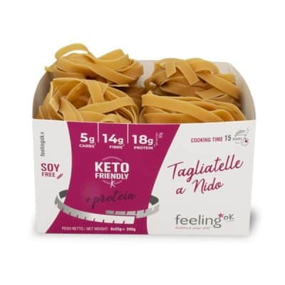 Taglietelle a Nido +Protein 200g – Feeling Ok