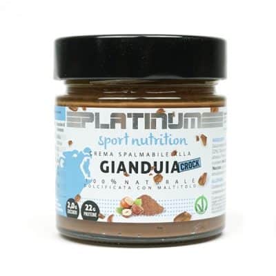 Crema spalmabile 250g Gianduia Crock – Platinum Sport Nutrition